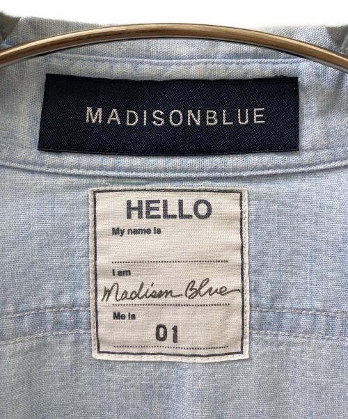 MADISON BLUE（マディソンブルー）MADISON BLUE (マディソンブルー) HAMPTON CHAMBRAY SHIRT ライトブルー サイズ:01の古着・服飾アイテム