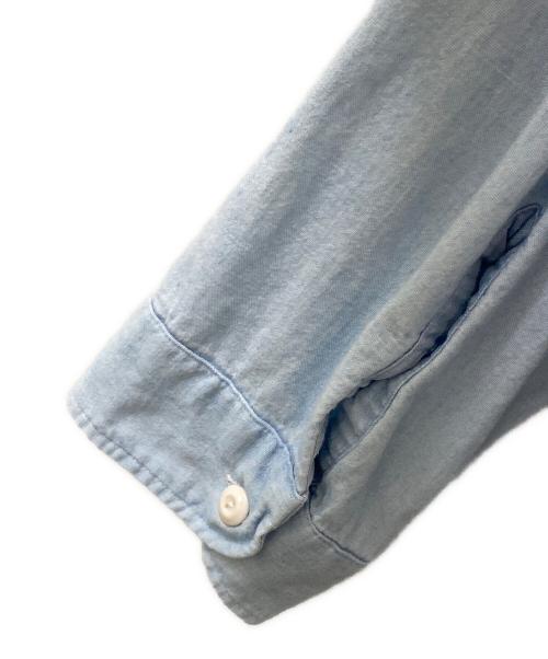 MADISON BLUE（マディソンブルー）MADISON BLUE (マディソンブルー) HAMPTON CHAMBRAY SHIRT ライトブルー サイズ:01の古着・服飾アイテム