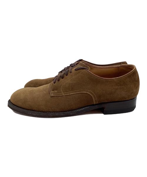 SHIPS（シップス）SHIPS (シップス) Alden (オールデン) プレーントゥスウェードシューズ ブラウン サイズ:7 1/2の古着・服飾アイテム