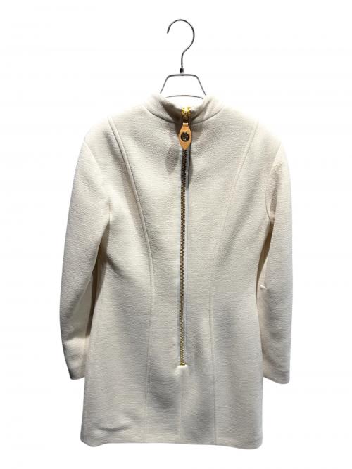 LOUIS VUITTON（ルイ ヴィトン）LOUIS VUITTON (ルイ ヴィトン) Tapered Wool Crepe Mini Dress アイボリー サイズ:40の古着・服飾アイテム