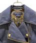 中古・古着 LOUIS VUITTON (ルイ ヴィトン) Denim Flounce Biker Jacket/デニムフラウンス バイカージャケット/RW251WB EFY FSVE45 インディゴ サイズ:38：370000円