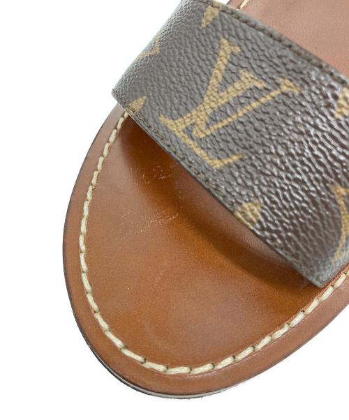 LOUIS VUITTON（ルイ ヴィトン）LOUIS VUITTON (ルイ ヴィトン) サンダル ブラウン サイズ:37 1/2の古着・服飾アイテム