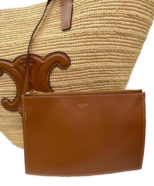 CELINE（セリーヌ）CELINE (セリーヌ) Midium Supple タン/ナチュラルの古着・服飾アイテム