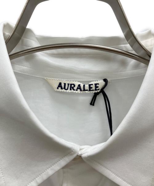 AURALEE（オーラリー）AURALEE (オーラリー) WASHED FINX TWILL SHIRT ホワイトの古着・服飾アイテム