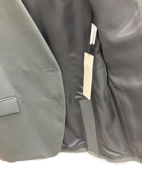 allureville（アルアバイル）allureville (アルアバイル) ウールサージノーカラージャケット グレー サイズ:SIZE　2 未使用品の古着・服飾アイテム