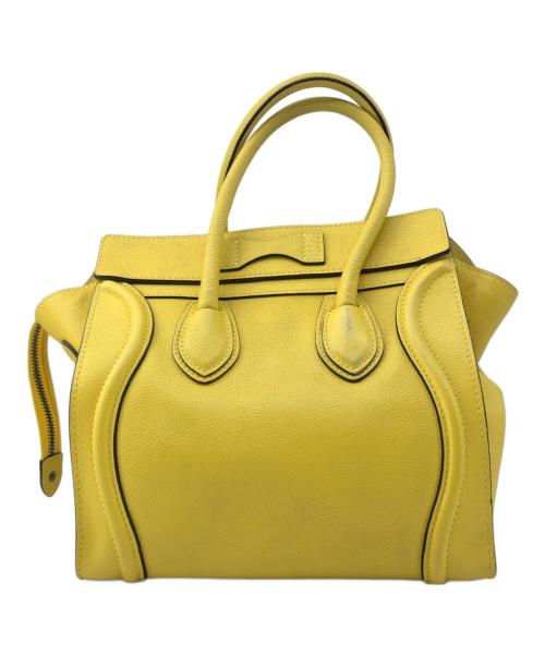 CELINE（セリーヌ）CELINE (セリーヌ) バッグ　ラゲージ マイクロ イエローの古着・服飾アイテム