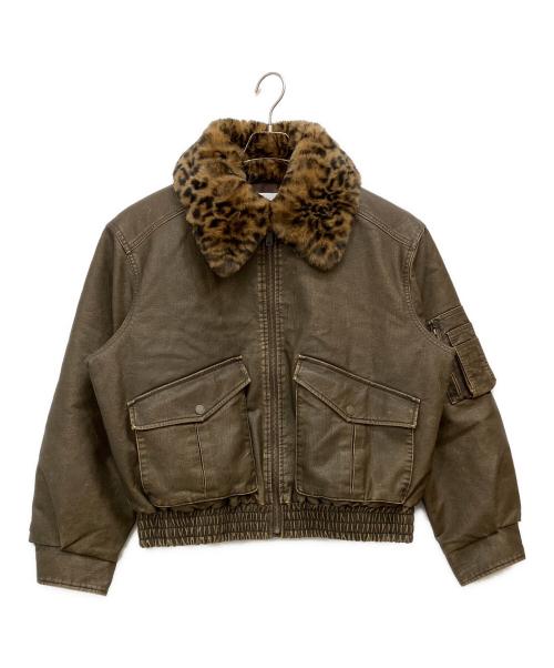 SLY（スライ）SLY (スライ) WASHED PUFFER BZ ブラウン サイズ:Fの古着・服飾アイテム