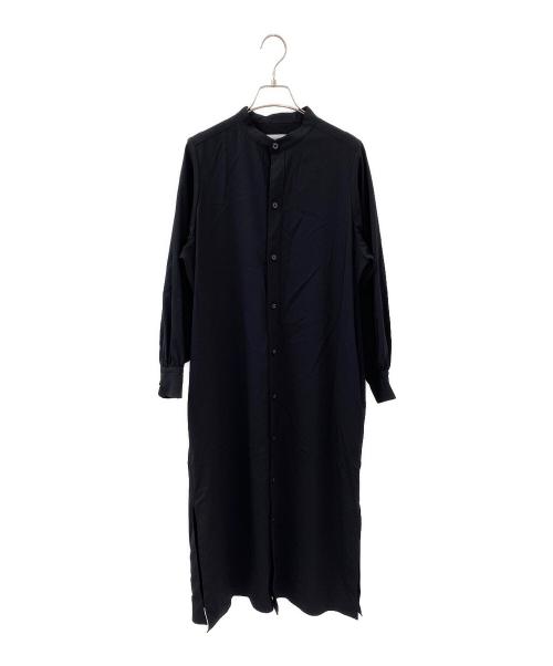 HYKE（ハイク）HYKE (ハイク) MAXI SHIRT DRESS ブラック サイズ:1の古着・服飾アイテム