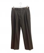 AURALEEオーラリー）の古着「WOOL FULLING FLANNEL SLACKS」｜ブラウン
