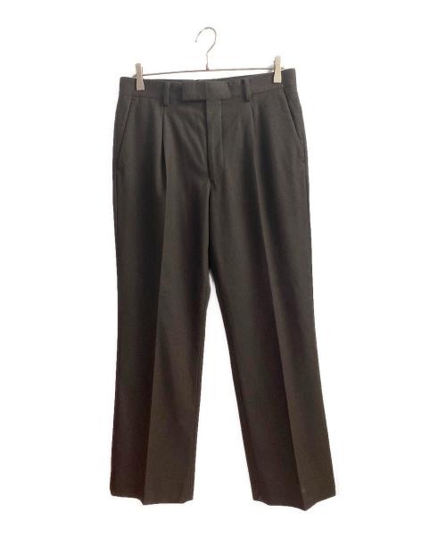 AURALEE（オーラリー）AURALEE (オーラリー) WOOL FULLING FLANNEL SLACKS ブラウン サイズ:3の古着・服飾アイテム