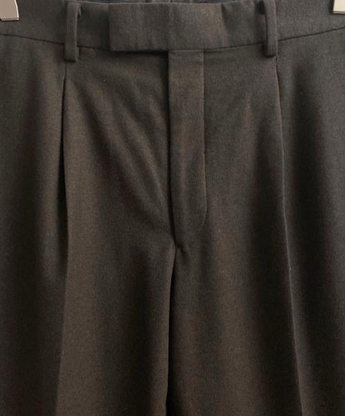 AURALEE（オーラリー）AURALEE (オーラリー) WOOL FULLING FLANNEL SLACKS ブラウン サイズ:3の古着・服飾アイテム