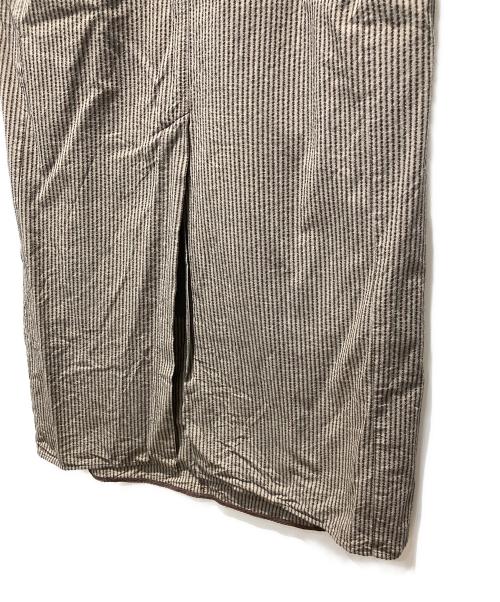 PHOTOCOPIEU（フォトコピュー）PHOTOCOPIEU (フォトコピュー) AALTO  BELTED LONG DRESS グレー サイズ:36の古着・服飾アイテム