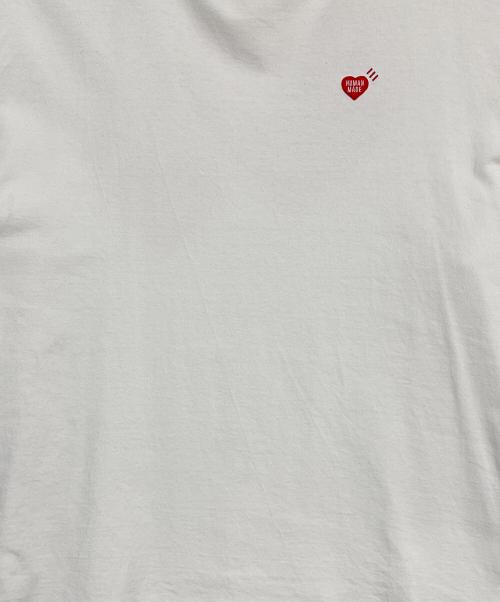 HUMAN MADE（ヒューマンメイド）HUMAN MADE (ヒューマンメイド) LONG SLEEVE Double Heart T-SHIRT ホワイト サイズ:XLの古着・服飾アイテム