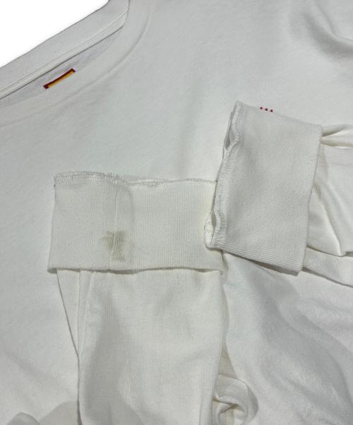 HUMAN MADE（ヒューマンメイド）HUMAN MADE (ヒューマンメイド) LONG SLEEVE Double Heart T-SHIRT ホワイト サイズ:XLの古着・服飾アイテム
