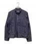 gwmaverick（ジーダブリューマーヴェリック）の古着「GWM Single Riders Jacket/GWM シングルライダースジャケット」｜ブラック
