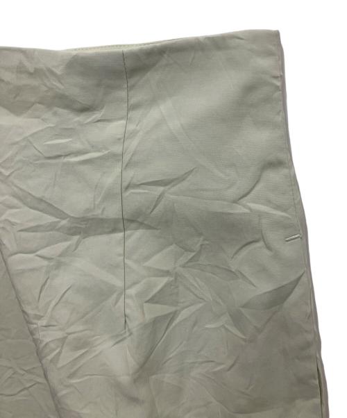 AURALEE（オーラリー）AURALEE (オーラリー) WRINKLED WASHED FINX TWILL SKIRT ライトグリーン サイズ:1の古着・服飾アイテム