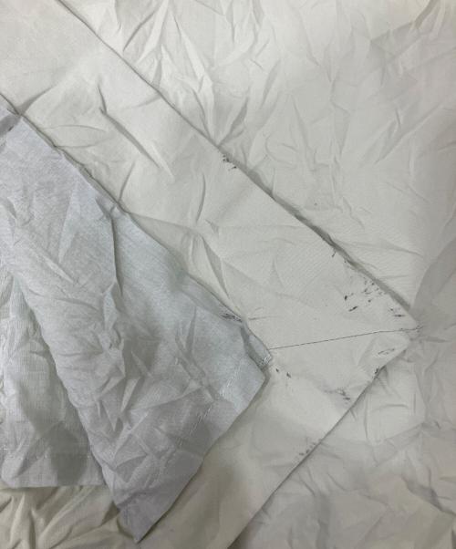 AURALEE（オーラリー）AURALEE (オーラリー) WRINKLED WASHED FINX TWILL SKIRT ライトグリーン サイズ:1の古着・服飾アイテム