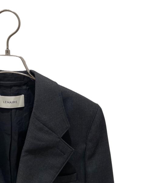LEMAIRE（ルメール）LEMAIRE (ルメール) SINGLE BREASTED FITTED TAILORED JACKET ブラック サイズ:34 未使用品の古着・服飾アイテム