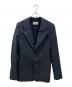 LEMAIRE（ルメール）の古着「SINGLE BREASTED FITTED TAILORED JACKET」｜ブラック
