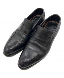 Santoni（サントーニ）の古着「ローファー」｜ブラック