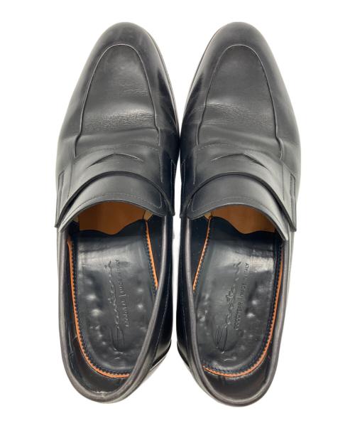 Santoni（サントーニ）Santoni (サントーニ) ローファー ブラック サイズ:6の古着・服飾アイテム