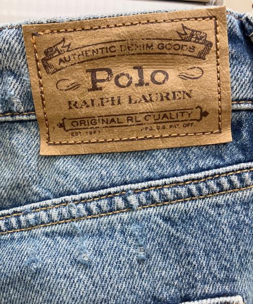 POLO RALPH LAUREN（ポロ・ラルフローレン）POLO RALPH LAUREN (ポロ・ラルフローレン) リラックスドテーパードジーンズ ブルー サイズ:W24の古着・服飾アイテム