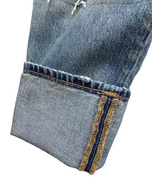 POLO RALPH LAUREN（ポロ・ラルフローレン）POLO RALPH LAUREN (ポロ・ラルフローレン) リラックスドテーパードジーンズ ブルー サイズ:W24の古着・服飾アイテム