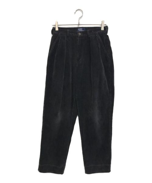 POLO RALPH LAUREN（ポロ・ラルフローレン）POLO RALPH LAUREN (ポロ・ラルフローレン) 90ｓコーデュロイパンツ ブラック サイズ:28/32の古着・服飾アイテム