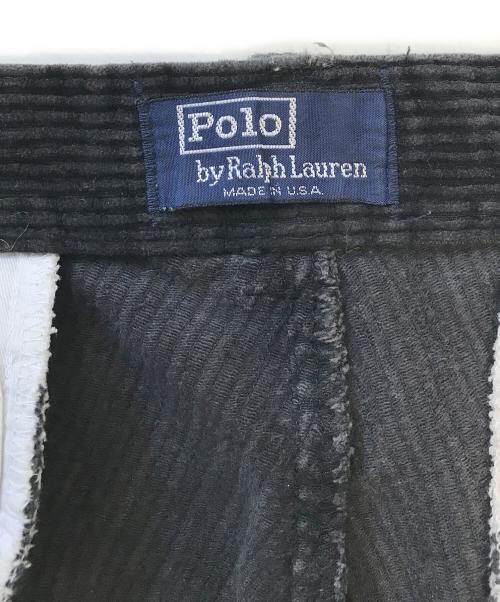 POLO RALPH LAUREN（ポロ・ラルフローレン）POLO RALPH LAUREN (ポロ・ラルフローレン) 90ｓコーデュロイパンツ ブラック サイズ:28/32の古着・服飾アイテム
