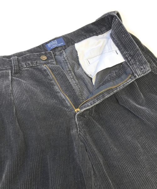 POLO RALPH LAUREN（ポロ・ラルフローレン）POLO RALPH LAUREN (ポロ・ラルフローレン) 90ｓコーデュロイパンツ ブラック サイズ:28/32の古着・服飾アイテム