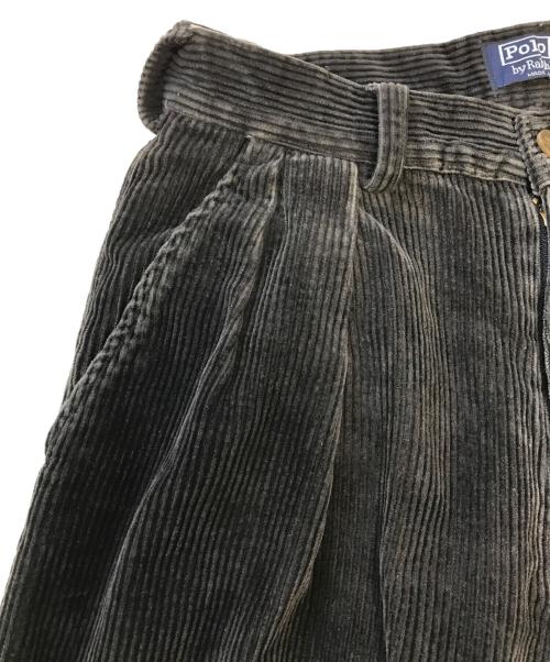 POLO RALPH LAUREN（ポロ・ラルフローレン）POLO RALPH LAUREN (ポロ・ラルフローレン) 90ｓコーデュロイパンツ ブラック サイズ:28/32の古着・服飾アイテム