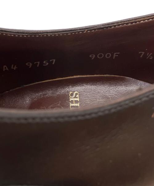 SHETLAND FOX（シェットランドフォックス）SHETLAND FOX (シェットランドフォックス) ストレートチップシューズ ブラウン サイズ:7 1/2の古着・服飾アイテム