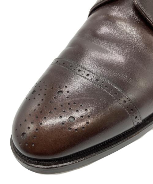 SHETLAND FOX（シェットランドフォックス）SHETLAND FOX (シェットランドフォックス) ストレートチップシューズ ブラウン サイズ:7 1/2の古着・服飾アイテム