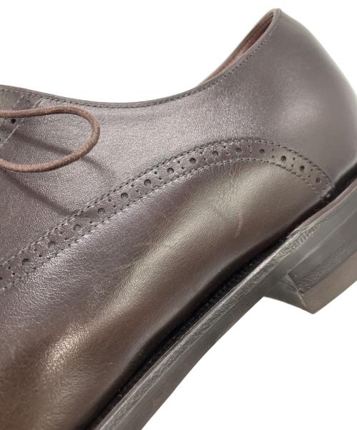 SHETLAND FOX（シェットランドフォックス）SHETLAND FOX (シェットランドフォックス) ストレートチップシューズ ブラウン サイズ:7 1/2の古着・服飾アイテム