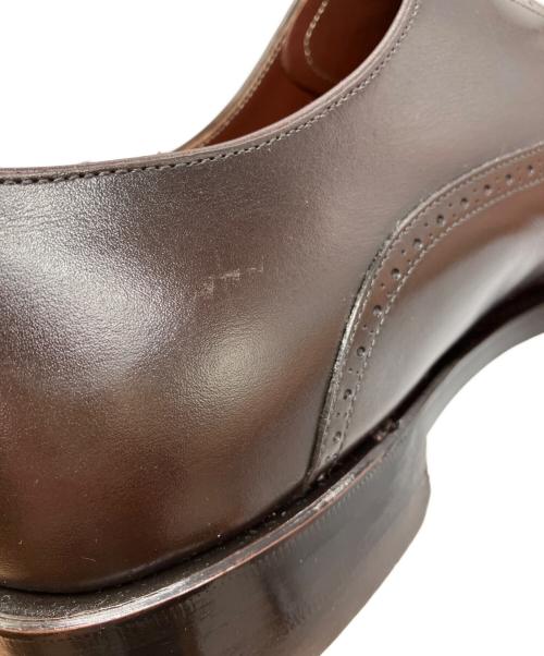 SHETLAND FOX（シェットランドフォックス）SHETLAND FOX (シェットランドフォックス) ストレートチップシューズ ブラウン サイズ:7 1/2の古着・服飾アイテム
