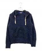 COMME des GARCONS JUNYA WATANABE MANコム デ ギャルソン ジュンヤ ワタナベ マン）の古着「プルオーバーニットパーカー」｜ネイビー
