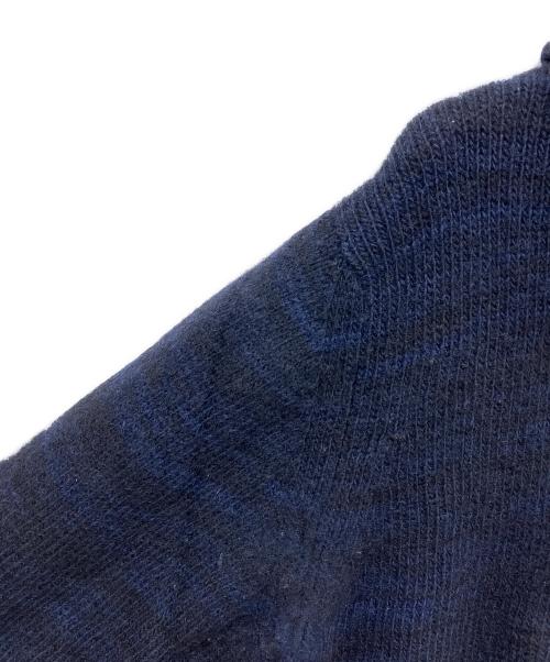 COMME des GARCONS JUNYA WATANABE MAN（コム デ ギャルソン ジュンヤ ワタナベ マン）COMME des GARCONS JUNYA WATANABE MAN (コム デ ギャルソン ジュンヤ ワタナベ マン) プルオーバーニットパーカー ネイビー サイズ:Mの古着・服飾アイテム