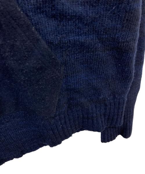 COMME des GARCONS JUNYA WATANABE MAN（コム デ ギャルソン ジュンヤ ワタナベ マン）COMME des GARCONS JUNYA WATANABE MAN (コム デ ギャルソン ジュンヤ ワタナベ マン) プルオーバーニットパーカー ネイビー サイズ:Mの古着・服飾アイテム