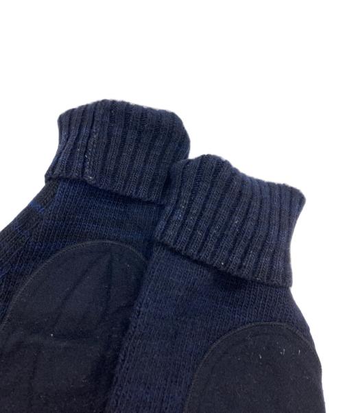 COMME des GARCONS JUNYA WATANABE MAN（コム デ ギャルソン ジュンヤ ワタナベ マン）COMME des GARCONS JUNYA WATANABE MAN (コム デ ギャルソン ジュンヤ ワタナベ マン) プルオーバーニットパーカー ネイビー サイズ:Mの古着・服飾アイテム