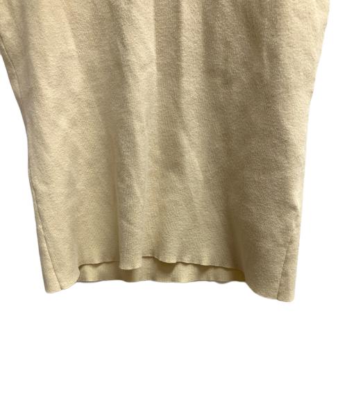 CELFORD（セルフォード）CELFORD (セルフォード) P.J. REDOUTE (ピエール・ジョセフ＝ルドゥーテ) エンブロイダリー衿付きニット ニットプルオーバー イエロー サイズ:SIZE 38の古着・服飾アイテム