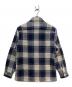 WAX LONDON (ワックスロンドン) バスケットチェックシャツ ネイビー×ホワイト サイズ:表記記名無し：13000円