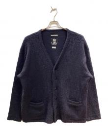 MONITALY（モニタリー）の古着「SHAGGY V CARDIGAN シャギーニットカーディガン」｜ホワイト