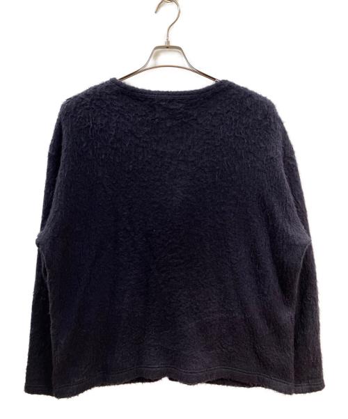 MONITALY（モニタリー）MONITALY (モニタリー) SHAGGY V CARDIGAN シャギーニットカーディガン ホワイト サイズ:Lの古着・服飾アイテム