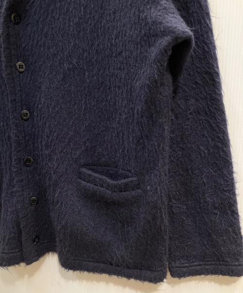 MONITALY（モニタリー）MONITALY (モニタリー) SHAGGY V CARDIGAN シャギーニットカーディガン ホワイト サイズ:Lの古着・服飾アイテム
