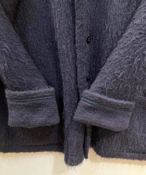 MONITALY（モニタリー）MONITALY (モニタリー) SHAGGY V CARDIGAN シャギーニットカーディガン ホワイト サイズ:Lの古着・服飾アイテム