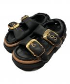 sacaiサカイ）の古着「Belt Sandals」｜ブラック