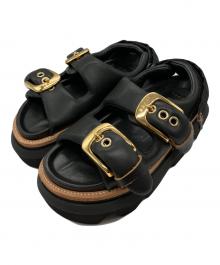 sacai（サカイ）の古着「Belt Sandals」｜ブラック