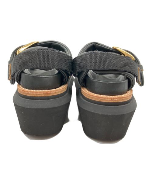 sacai（サカイ）sacai (サカイ) Belt Sandals ブラック サイズ:37の古着・服飾アイテム