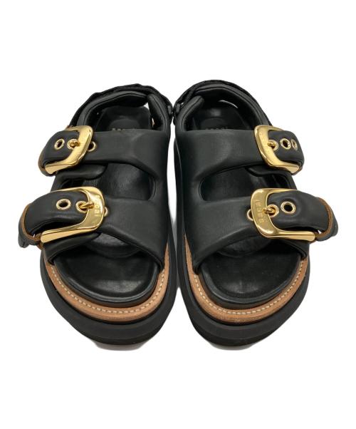 sacai（サカイ）sacai (サカイ) Belt Sandals ブラック サイズ:37の古着・服飾アイテム