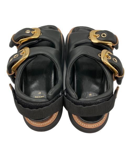 sacai（サカイ）sacai (サカイ) Belt Sandals ブラック サイズ:37の古着・服飾アイテム